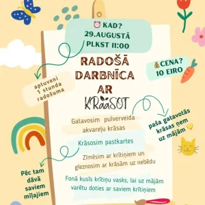 Radošā darbnīca ar KraaSOT