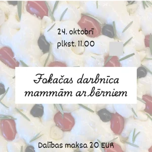 Fokačas darbnīca mammām ar bērniem
