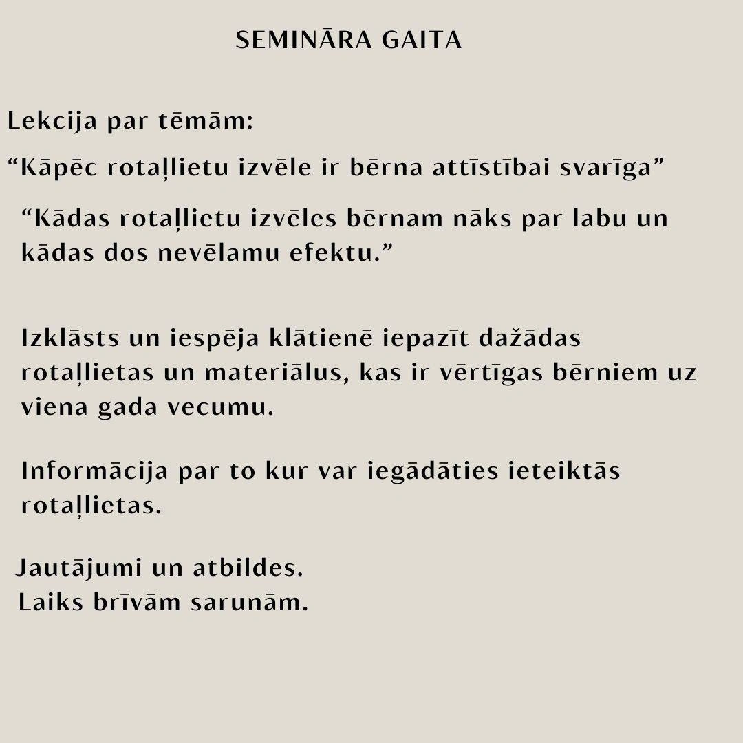 Klātienes seminārs par attīstošām rotaļlietām 19.11. - Image 2