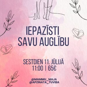 Lekcija “Iepazīsti savu auglību”