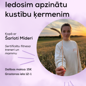 Treniņš mammām ar bērniem 4.06.